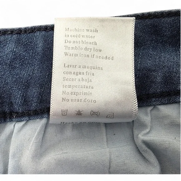 Nature Womens Skinny Jeans Dark Wash Stretch Denim Blue Size 11/29 - Picture 9 of 11